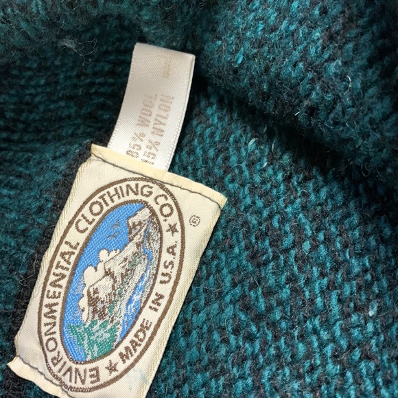 Environmental Clothing Co. Wool Sweater L Shawl Collar - Picture 6 of 9